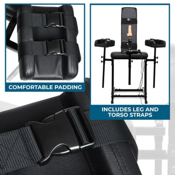 Master Series Obedience Chair with Sex Machine