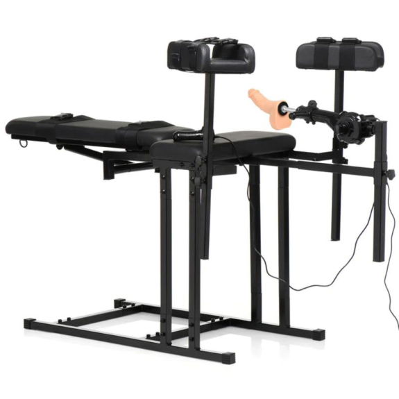 Master Series Obedience Chair with Sex Machine