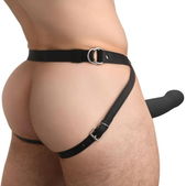 Size Matters Gladde Siliconen Penis Sleeve - Zwart