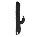 Rapid Rabbit Stotende Vibrator - Zwart