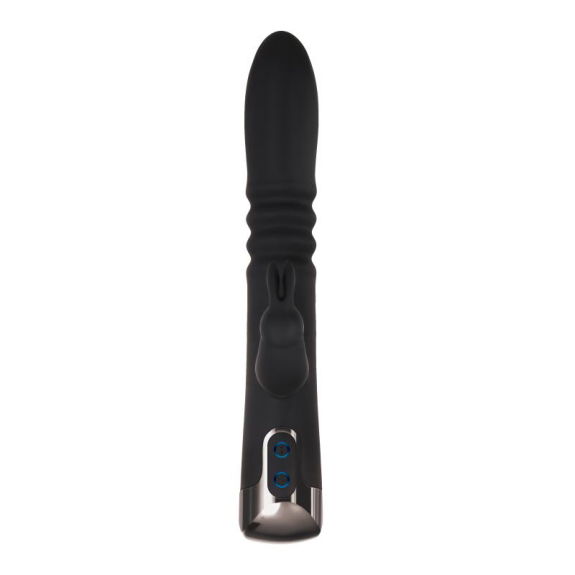 Evolved Evolved - Rapid Rabbit Stotende Vibrator - Zwart