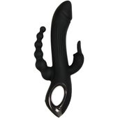 Evolved Evolved - Trifecta Rabbit Vibrator - Zwart