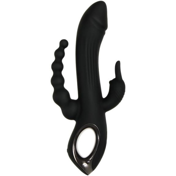 Evolved Evolved - Trifecta Rabbit Vibrator - Zwart
