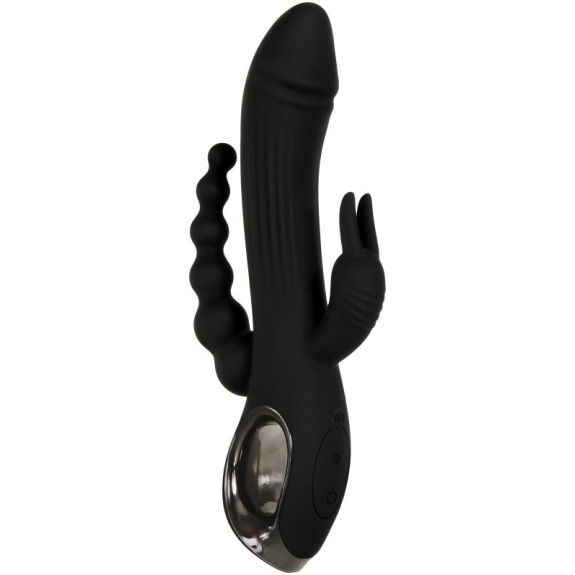 Evolved Evolved - Trifecta Rabbit Vibrator - Zwart
