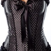 Rockabilly corset zwart
