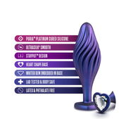 Anal Adventures Matrix - Swirling Bling Anaal Plug