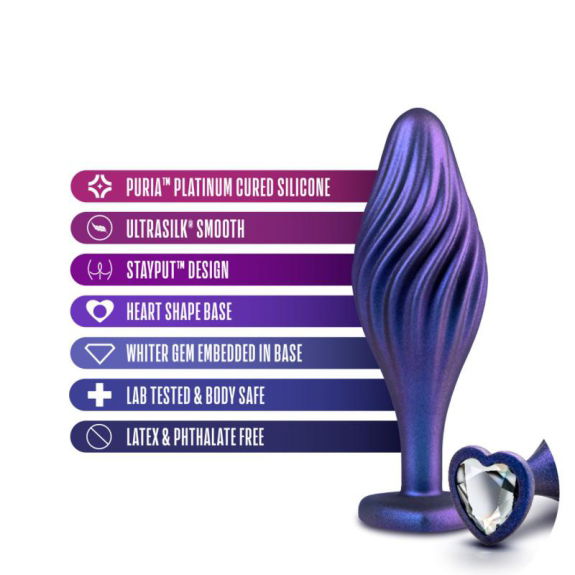 Anal Adventures Matrix - Swirling Bling Anaal Plug
