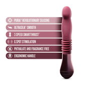 Temptasia Temptasia - Trixie Stotende Dildo - Wijnrood