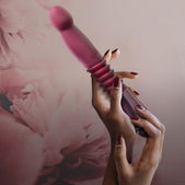 Temptasia Temptasia - Trixie Stotende Dildo - Wijnrood