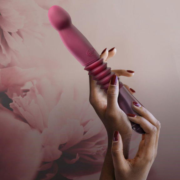 Temptasia Temptasia - Trixie Stotende Dildo - Wijnrood