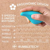 Gaia Gaia Eco Caress Vibrator - Aqua