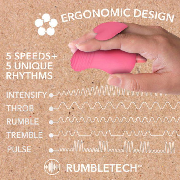 Gaia Gaia Eco Love Vibrator - Koraal