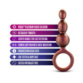Anal Adventures Matrix - Beaded Loop Anaal Plug