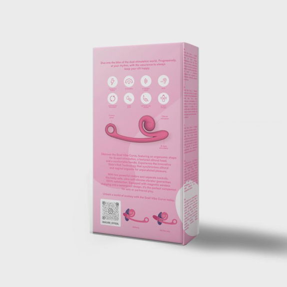 Snail Vibe Snail Vibe Curve Duo Vibrator - Roze