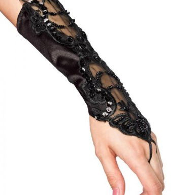 Handschoen met borduurwerk