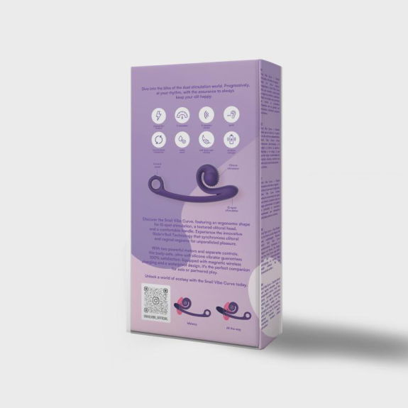 Snail Vibe Snail Vibe Curve Duo Vibrator - Paars