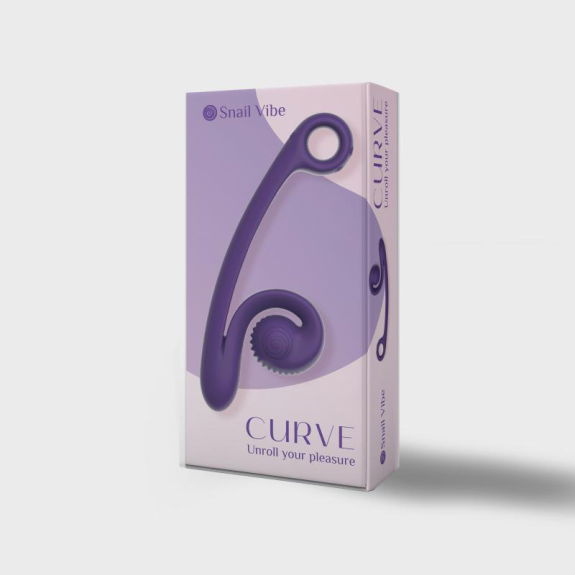 Snail Vibe Snail Vibe Curve Duo Vibrator - Paars