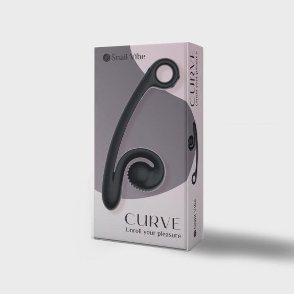 Snail Vibe Snail Vibe Curve Duo Vibrator - Zwart