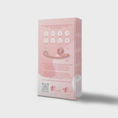Snail Vibe Snail Vibe Curve Duo Vibrator - Peachy Pink