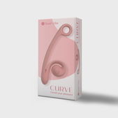 Snail Vibe Snail Vibe Curve Duo Vibrator - Peachy Pink