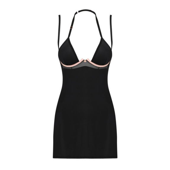 Obsessive Selinne Sexy Babydoll Met String - Zwart