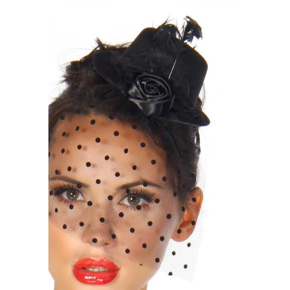Rockabilly mini-hoed / fascinator