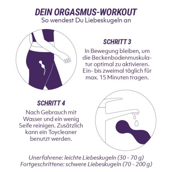 La Gemmes Yoni Ei - Maat M - Zwarte Obsidiaan