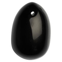 La Gemmes Yoni Ei - Maat M - Zwarte Obsidiaan