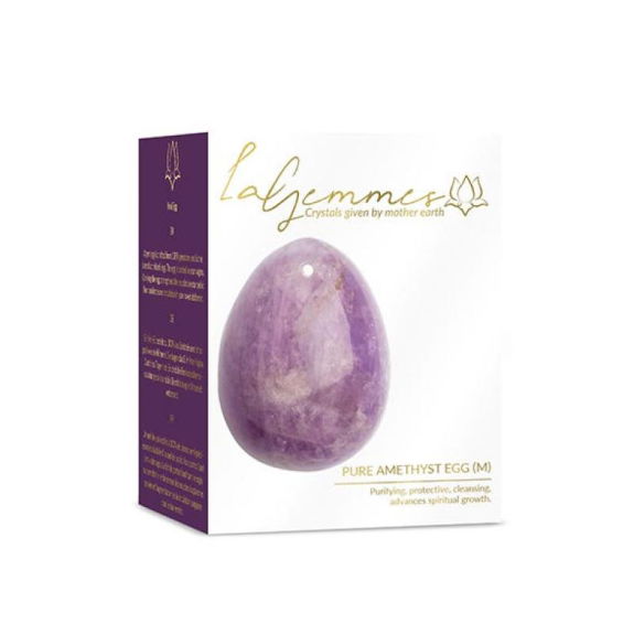 La Gemmes Yoni Ei - Größe M-Amethyst