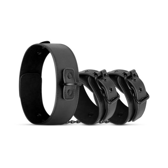 Bedroom Fantasies Halsband & Polsboeien - Zwart