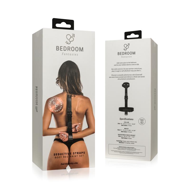 Halsband Met Polsboeien Body Restraint Set - afbeelding 3