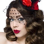 Rockabilly mini-hoed / fascinator