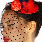 Rockabilly mini-hoed / fascinator