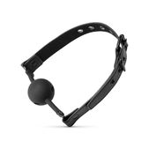 Bedroom Fantasies Open Siliconen Ball Gag - Zwart