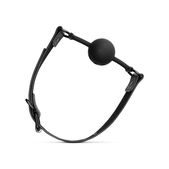 Bedroom Fantasies Open Siliconen Ball Gag - Zwart
