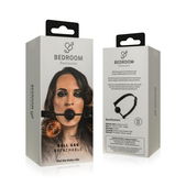Bedroom Fantasies Open Siliconen Ball Gag - Zwart