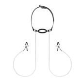 Bedroom Fantasies Tepelklemmen & Siliconen Gag Ring