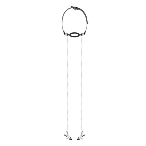 Bedroom Fantasies Tepelklemmen & Siliconen Gag Ring