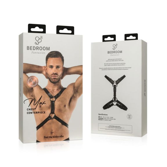 Bedroom Fantasies Max Bondage Harnas - Zwart