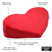 Bedroom Bliss Love Pillow Heart Pillow