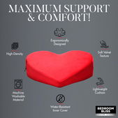 Bedroom Bliss Love Pillow Heart Pillow
