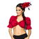 Dirndl blouse rood