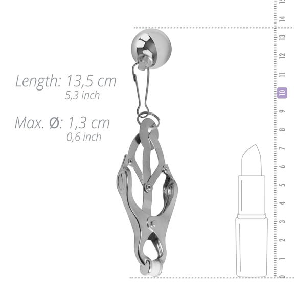 Easytoys Fetish Collection Vlinder Tepelklemmen Met Gewi Easytoys Fetish Collection Vlinder Tepelklemmen Met Gewi