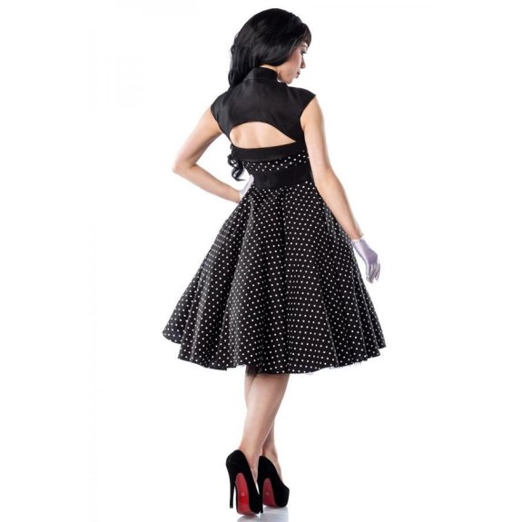 Rockabilly-jurk zwart stip