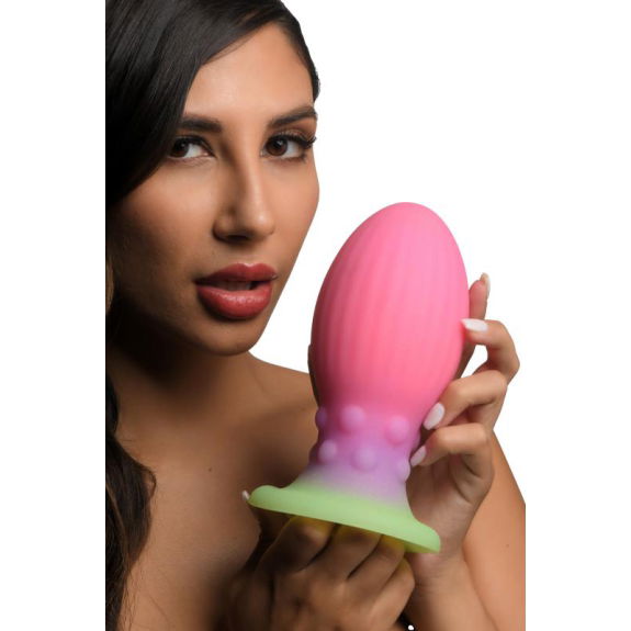 Creature Cocks Glow-In-The-Dark Siliconen Xeno Ei - XL