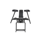 Master Series Stretching Bondagestoel -  Zwart
