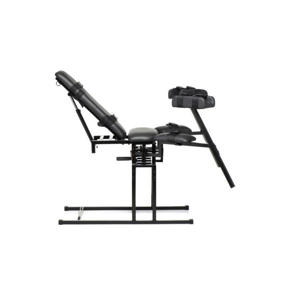 Master Series Stretching Bondagestoel -  Zwart