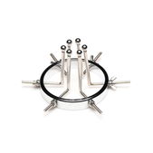Master Series Oculus Roestvrij Stalen Buttplug