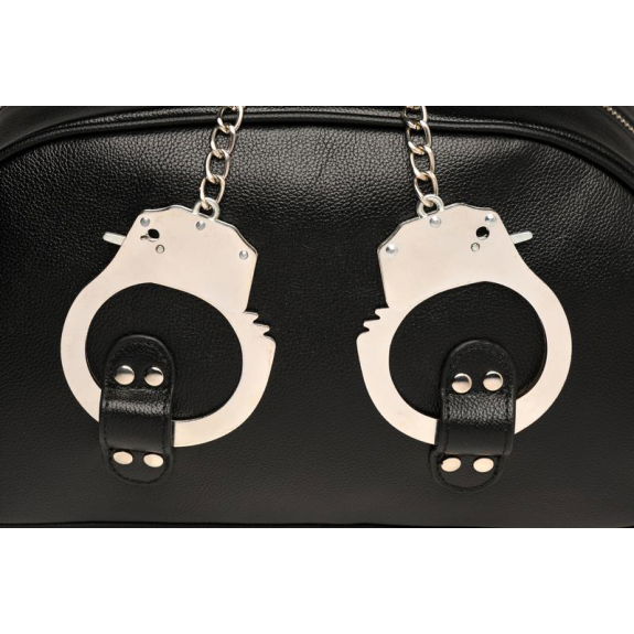 Master Series Bondage Reistas Met Handboeien - Zwart