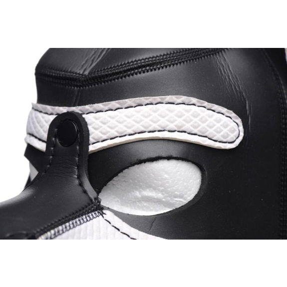 Master Series Spike Puppy BDSM Hood - Zwart/Wit